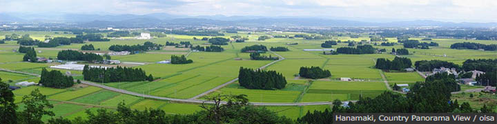 Hanamaki, Country Panorama View