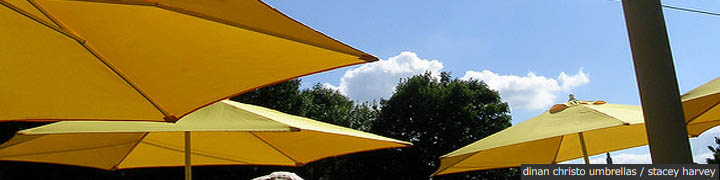 dinan christo umbrellas